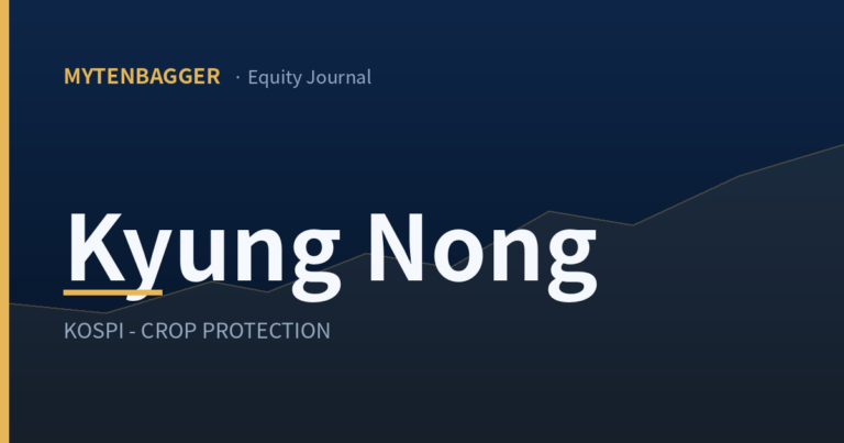 Kyung Nong Earnings Peak by June and Shrink by December