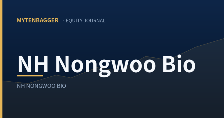 NH Nongwoo Bio stock analysis featured image