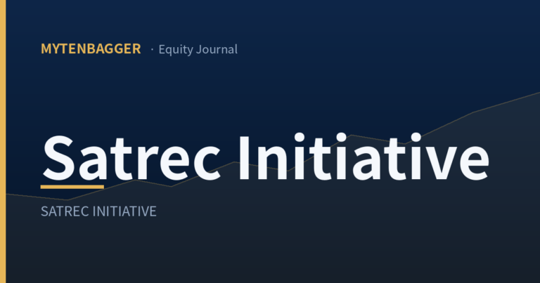 Satrec Initiative stock analysis featured image — MyTenbagger Equity Journal