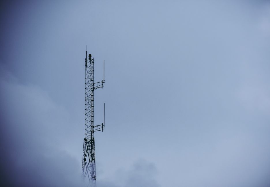 Transmission mast image accompanying an SBS stock analysis