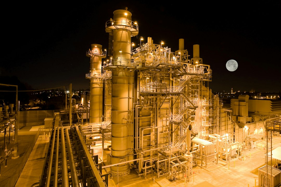 Combined cycle power station of the kind discussed in this SK Gas stock analysis