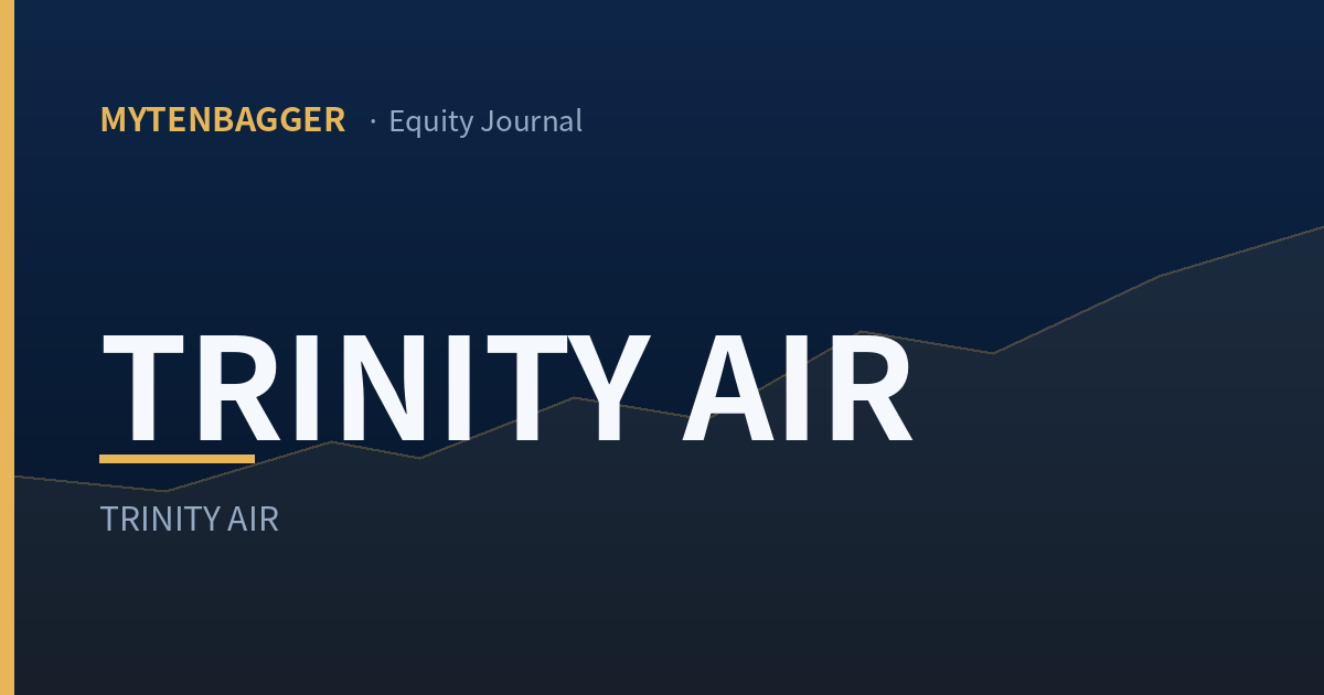 Trinity Air Stock Rose 321% Because Five Shares Became One