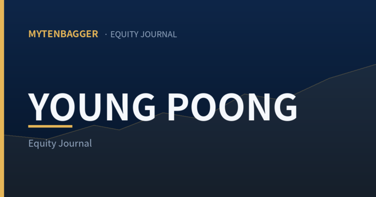 Young Poong equity journal cover
