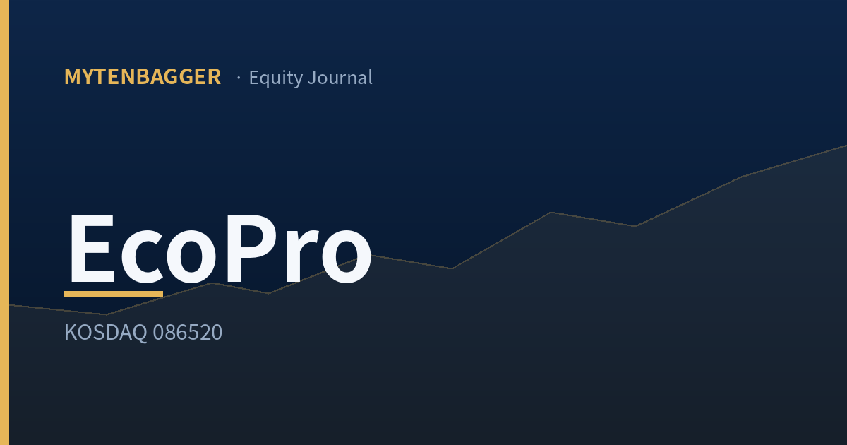 EcoPro Earnings: Q2 Finance Costs Ran 2.7x Operating Profit
