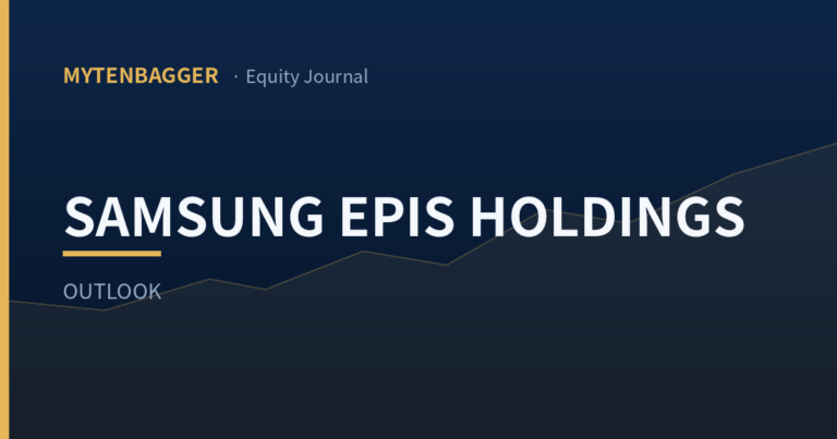 Samsung Epis Holdings Outlook: The Goal Needs Record Sales