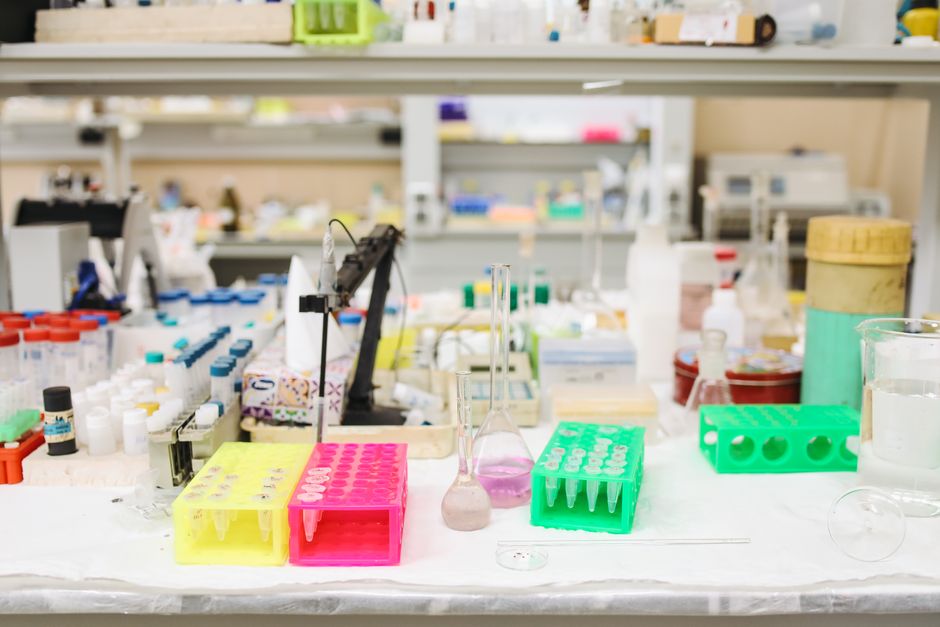 Laboratory bench of the kind behind the TKG Huchems AprilBio investment