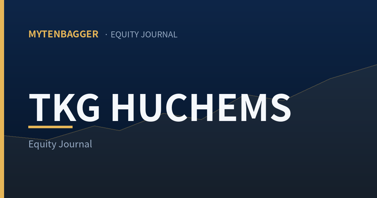 TKG Huchems equity journal cover image